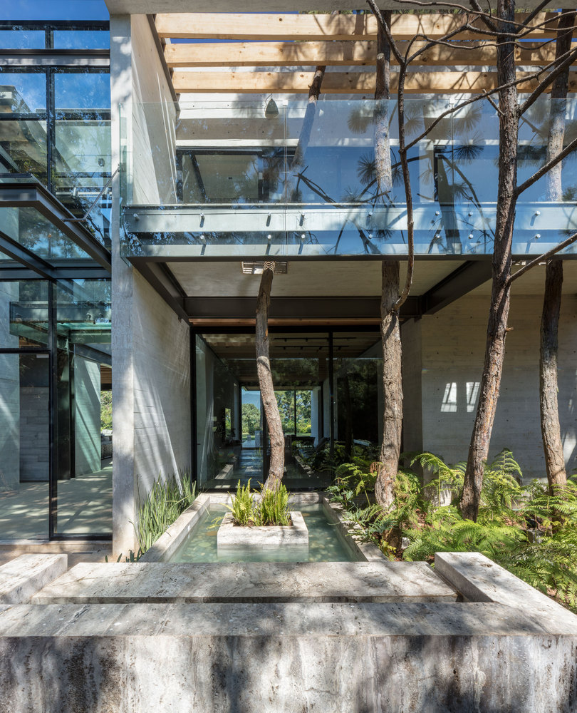 木工艺和混凝土工艺完美搭配的别墅建筑---酷图编号1184530