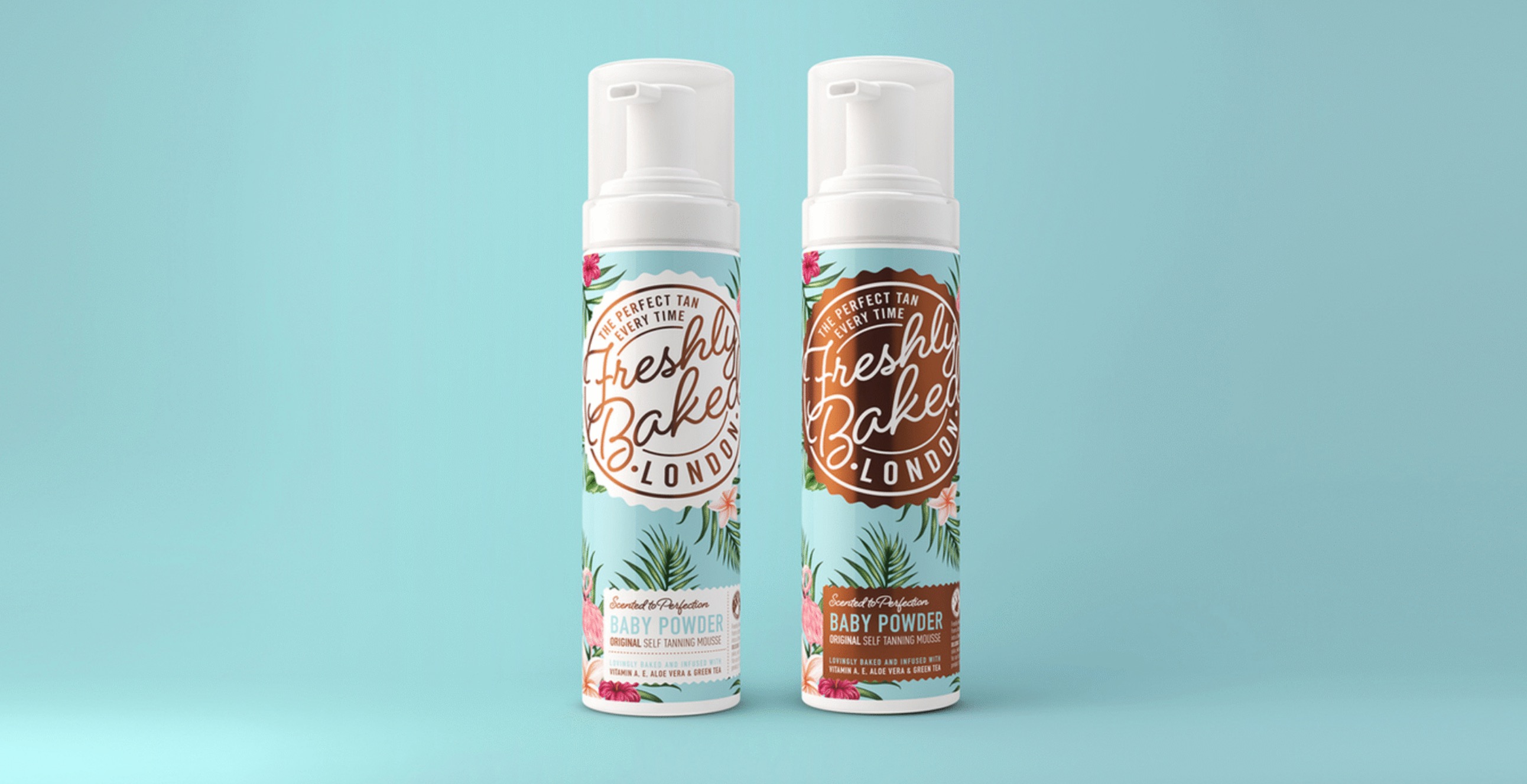 新烤的摩丝-含有天然和有机活性成分的混合,形成完美的棕褐色---酷图编号1