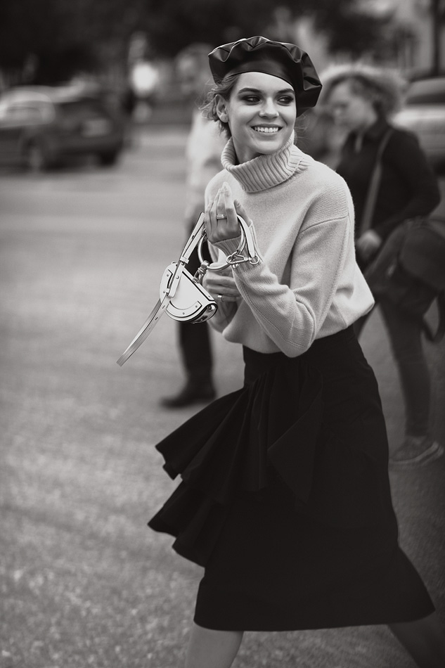 DOWNTOWN-黑白时尚人像---酷图编号1