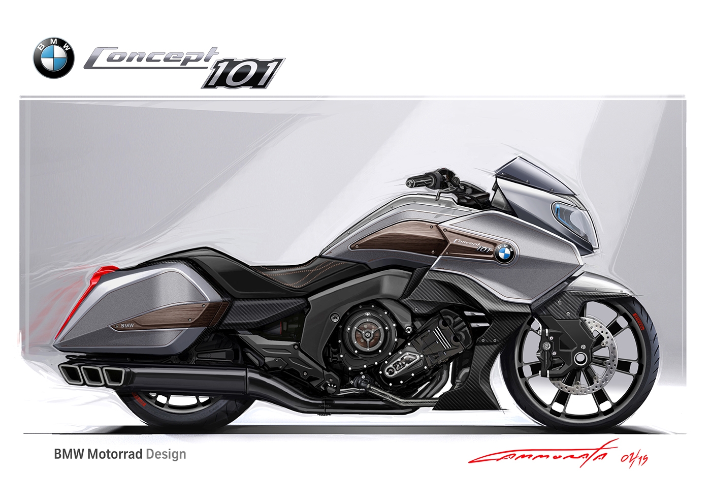 Bmw Concept 101 宝马101概念摩托车设计 手机移动版