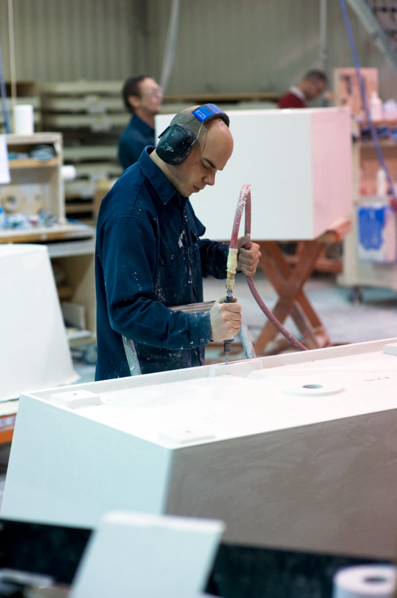 wetstyle手工制作的复合材料雕塑浴缸-从开始到结束,着重于现代中、原创设计---酷图编号10