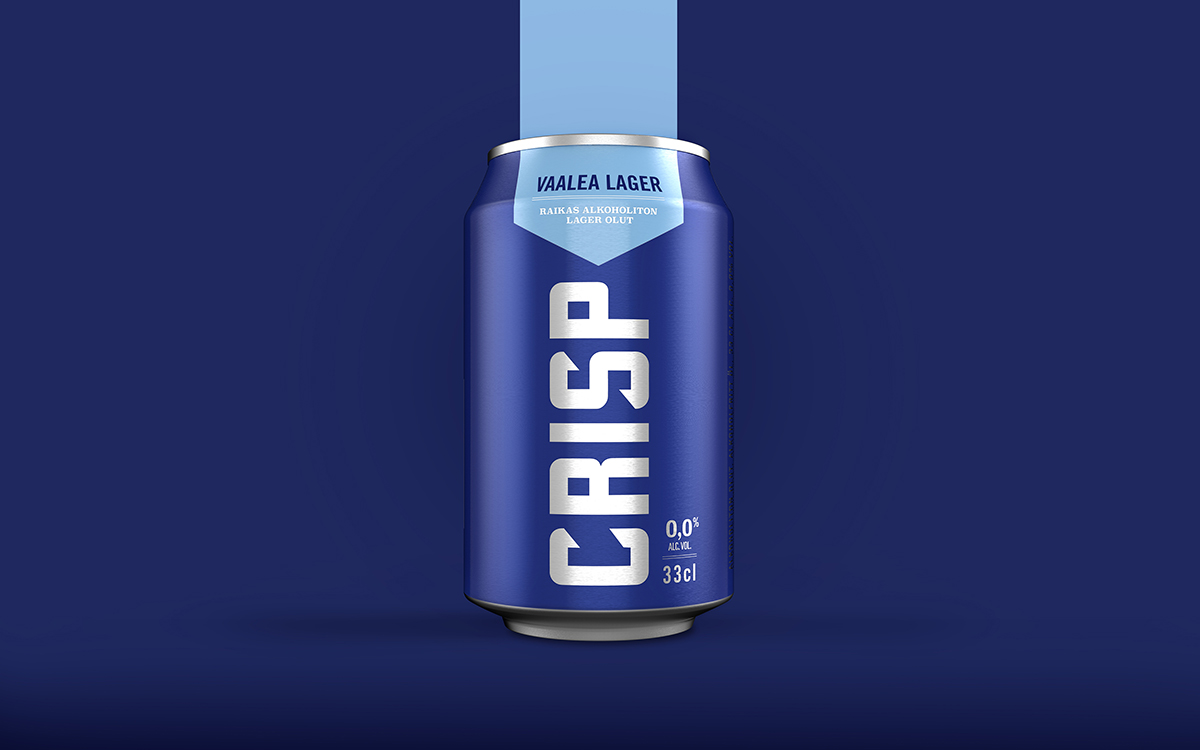 大胆清爽的芬兰Koff啤酒-一个大胆的包装设计,毫不掩饰地传达产品不含酒精,传达清爽的真实性,同时也体现了品牌的精神本质---酷图编号3