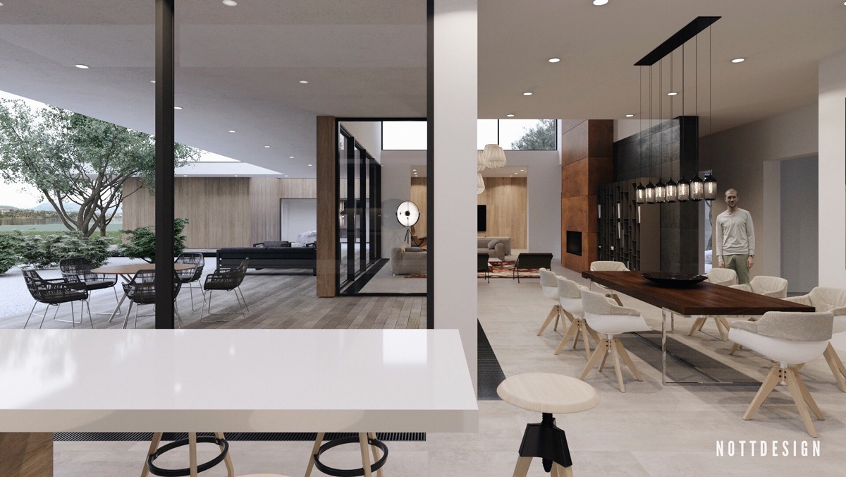 一个令人惊叹的悬臂综合庭院---酷图编号1190613