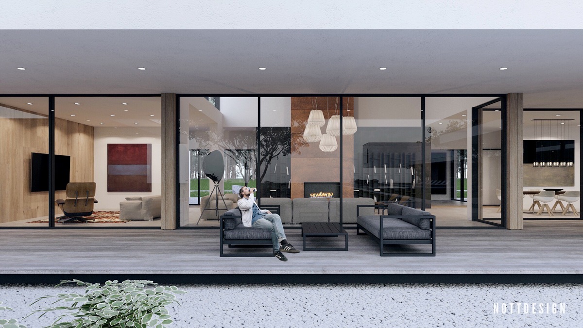 一个令人惊叹的悬臂综合庭院---酷图编号1190622