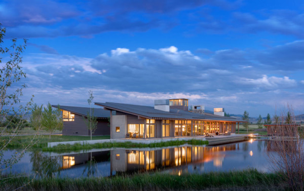 蒙大纳现代牧场的房子---酷图编号4