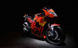高清晰黑火ktm rc16 motogp摩托车赛车