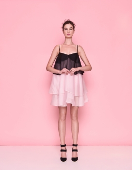 A/W16-17 for MIDEDA-美诱的吊带裙人像