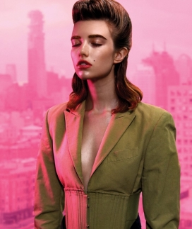 迈克尔・汤普森-VOGUE时尚墨西哥2017年3月-一个生动现代的轮廓风格印象