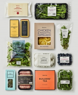 英国展位超市推出的一个简单俏皮蔬菜食物重新设计