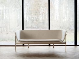 一个由旧裁缝店启发的天然橡木结构软垫泡沫雕刻沙发-葡萄牙设计师Rui Alves作品