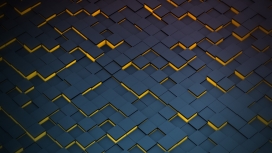 高清晰三维3D方块格子壁纸