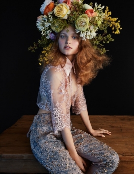 令人眼花缭乱的艺术性自然静物与人-Myself杂志