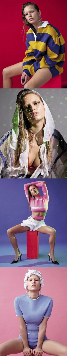 安娜・尤尔斯-Mario Sorrenti时尚意大利-春夏运动态度