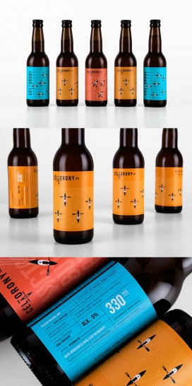 欢呼胜利的Céltorony啤酒包装设计-每个酿造都有自己独特的外观