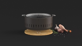 lebarbecue-35厘米直径的烧烤桌