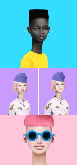 AIGA Eye on Design-卡通人像插画