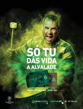 把生命交给阿尔瓦拉迪-里斯本竞技平面广告