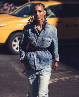 ELLE美国六月-维艾曼纽-校队蓝调的风格