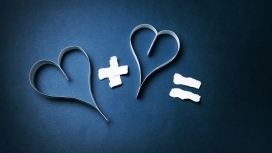 高清晰纸质爱心壁纸