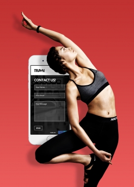 Personal training-个人健身运动手机端网页APP设计