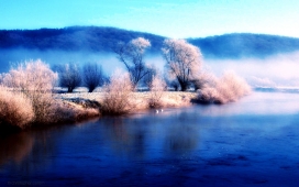 霜冬湖