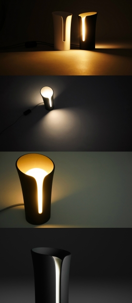 独特的3D印刷材料灯