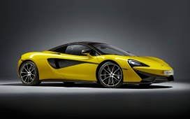 高清晰黄色迈凯轮570s蜘蛛跑车壁纸