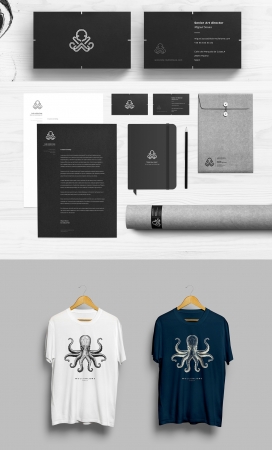 Lola Mullen Lowe branding-章鱼服装品牌设计