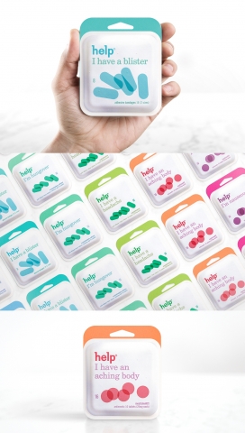 明确简洁的纸浆塑料翻盖