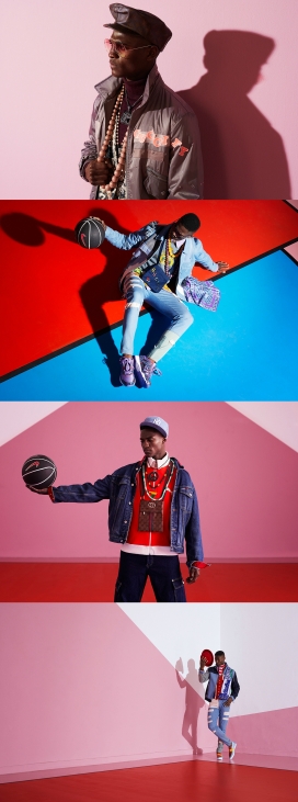 Ronel-花式篮球运动员人像