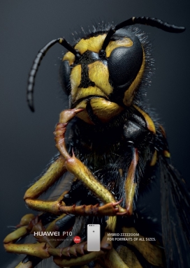 华为P10手机智能手机平面广告