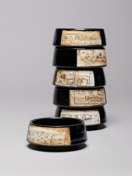 完美缺陷的餐具设计-微妙不完善的天然材料