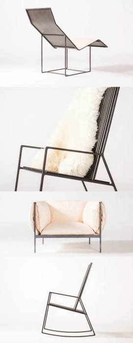 结合天然材料与现代科技的Klein Agency家具