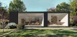 高标准小预制结构的后院小屋-是一个独立的实用性和舒适性建筑