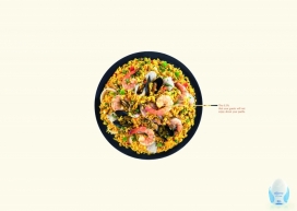 0.5%你的客人会不喜欢你的西班牙海鲜饭-Sensodyne牙膏平面广告