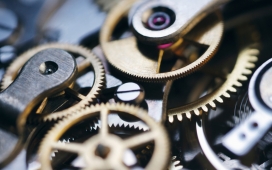 高清晰齿轮微距写真壁纸