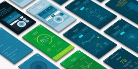 高尔夫球手统计跟踪应用程序APP界面设计