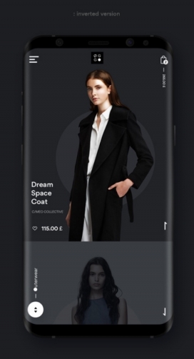 OGGO-女性的时尚网页界面