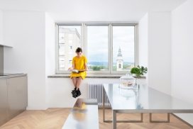 斯洛文尼亚卢布尔雅那51平米慢生活的白建筑