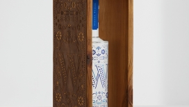 美丽的Wahaka Mezcal工作酒-优雅微妙的感觉，基于文化灵感来自墨西哥的蓝色瓷砖