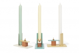 Fixum：一个烛台，适应不同大小的蜡烛