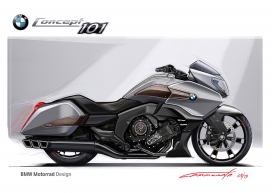 BMW CONCEPT 101-宝马101概念摩托车设计