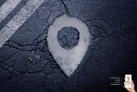 指出你所在城市的问题-elas Ruas App程序平面广告