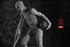 痛苦会使你的生活变成噩梦-Dominal药物药品平面广告