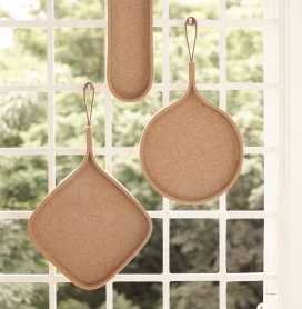 班加罗尔设计师采用柳条酮设计的软木材料储物器