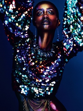 闪光的水晶彩妆-饥饿杂志Hunger Magazine