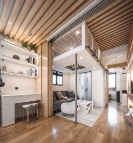 十三步走完的34平方日式风家