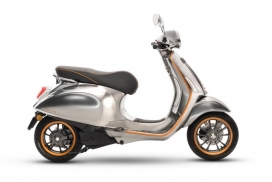 意大利Piaggio（比亚乔）的全电动摩托车-新型环保电动滑板车运行完全无声，使城市“不混乱，更适宜居住使用，同时从声学的观点还应对污染