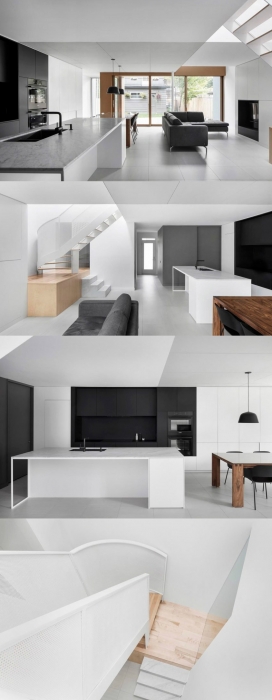 一个灰色大框架的公寓