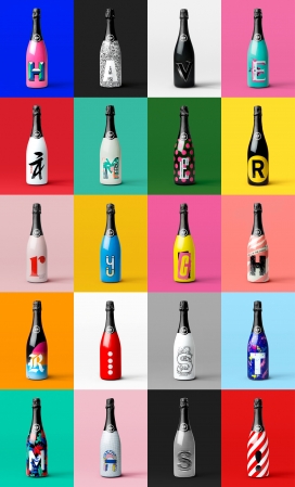 五彩圣诞酒礼物有20种不同瓶子的酒